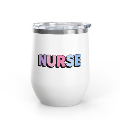 NURSE faux sticker Tumbler