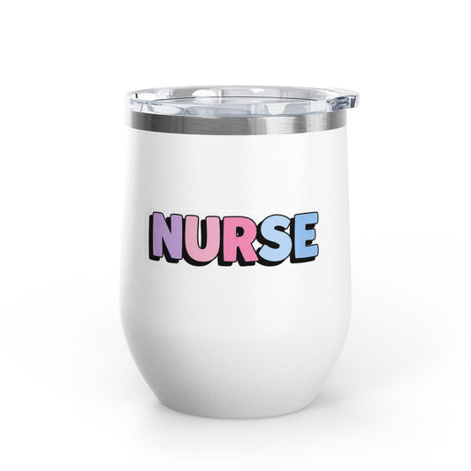 NURSE faux sticker Tumbler