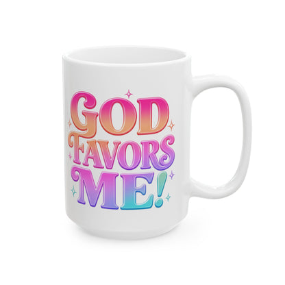 GOD favors me! Mug