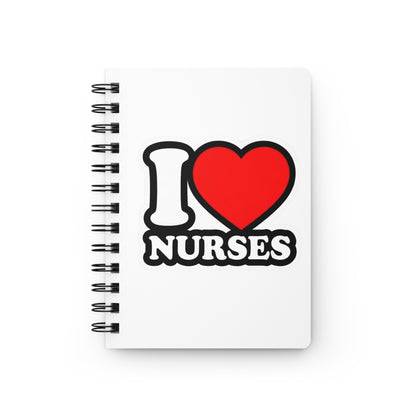 I love nurses faux sticker Journal