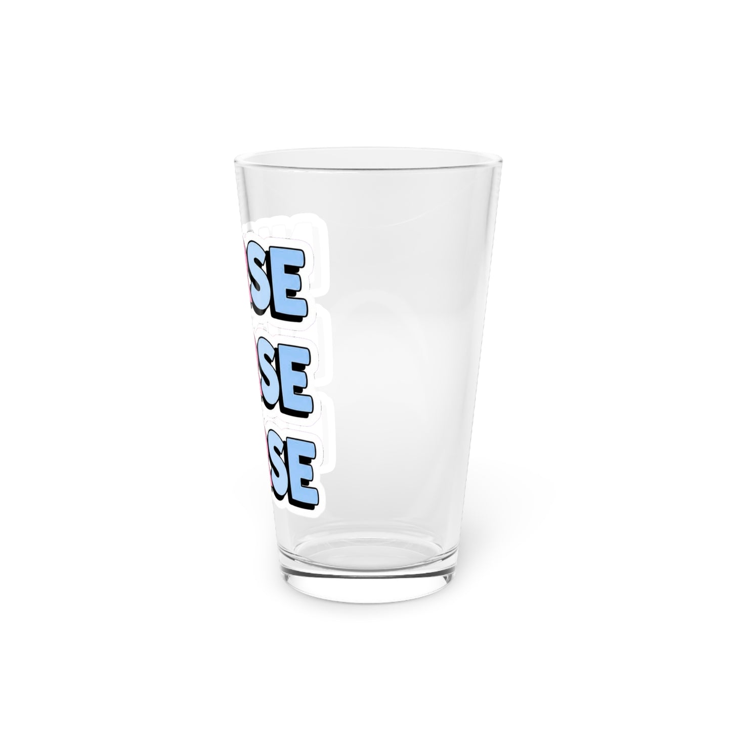 NURSE faux sticker Beer Glass