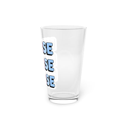 NURSE faux sticker Beer Glass