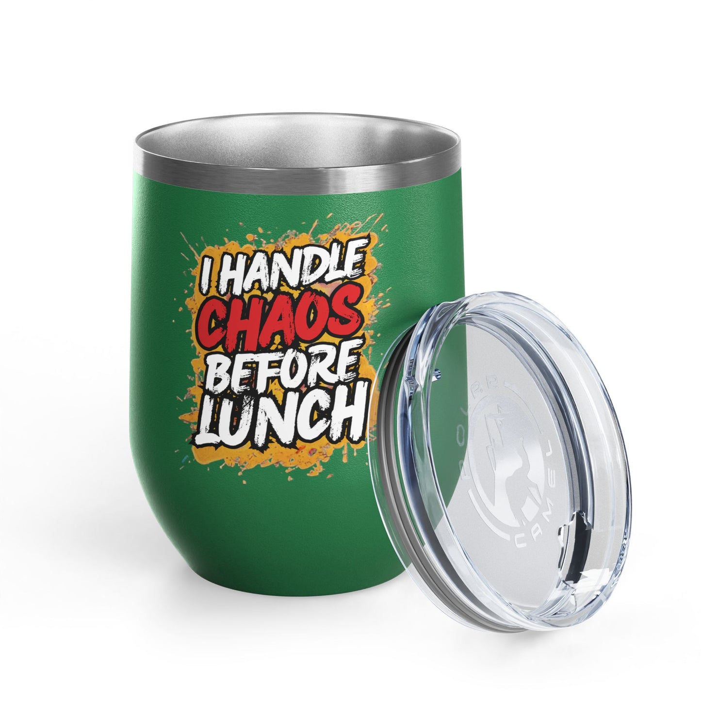 I handle chaos before lunch Tumbler