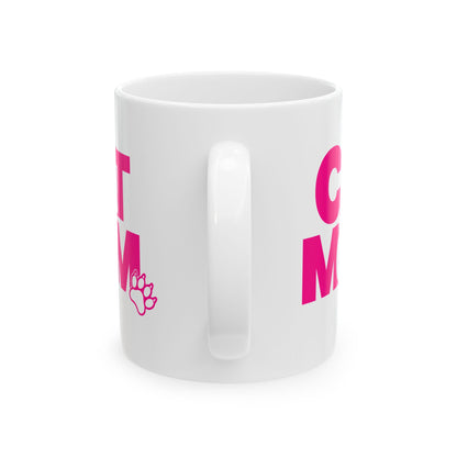 Cat mom pink Mug