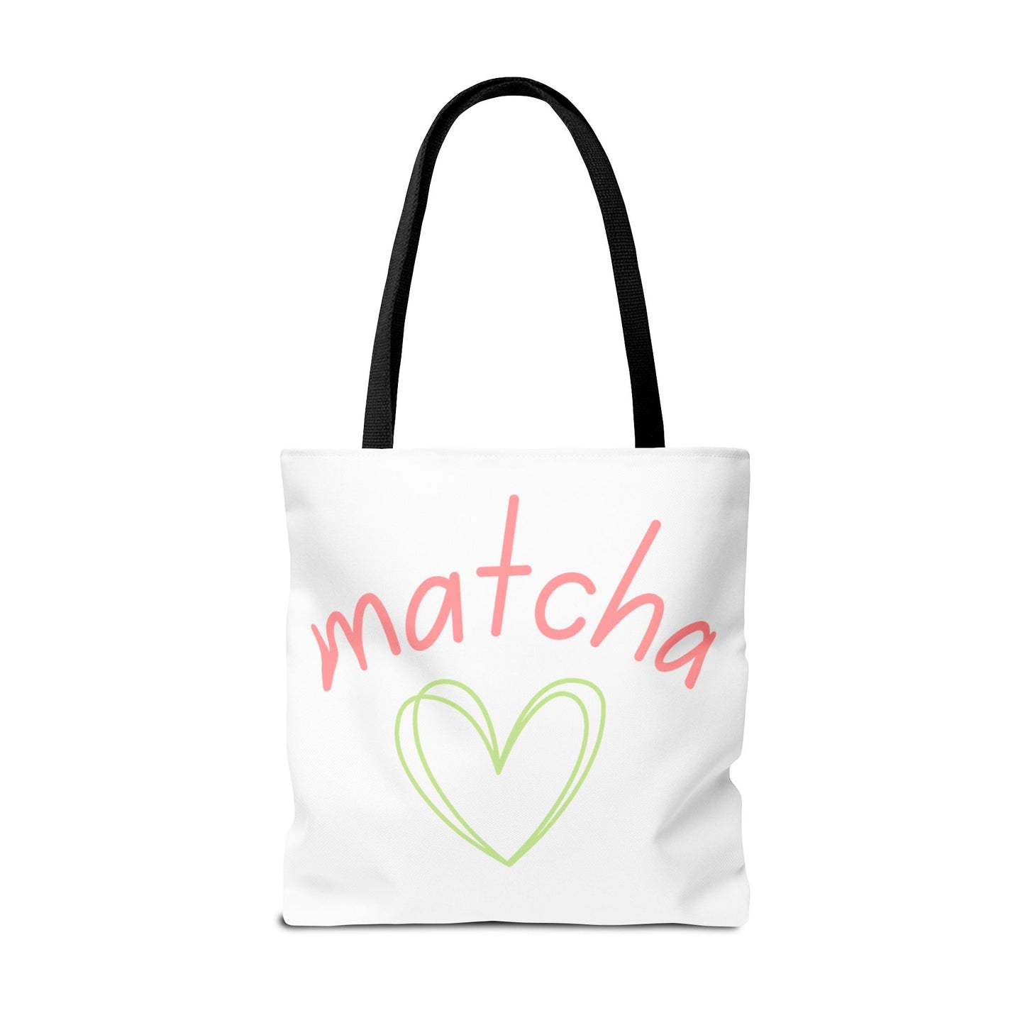 Matcha Heart Tote Bag
