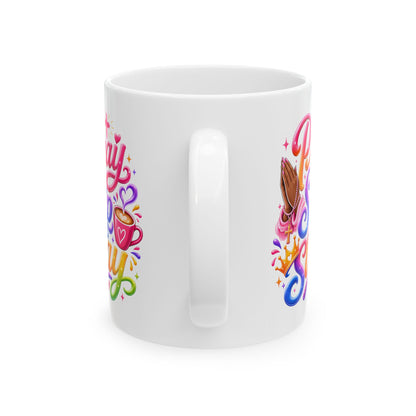 Pray, sip, slay Mug