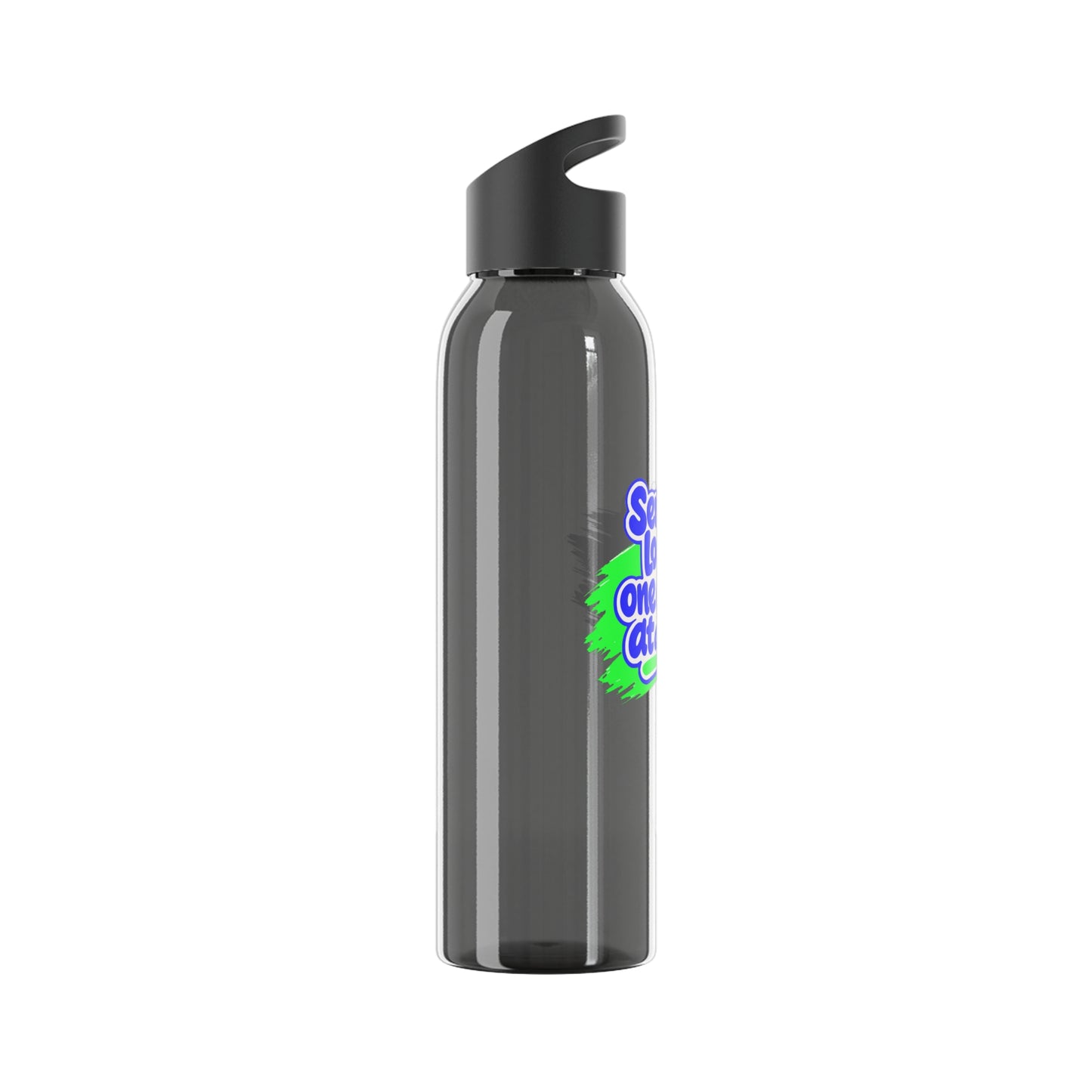 Serving looks one client at a time Water Bottle