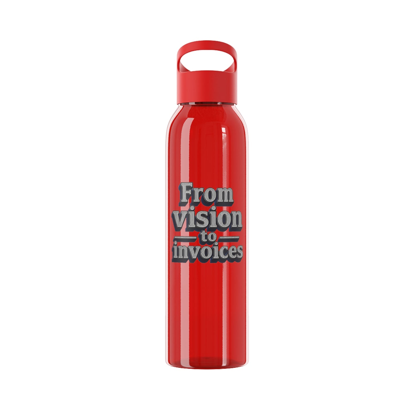 From vision to invoices Water Bottle
