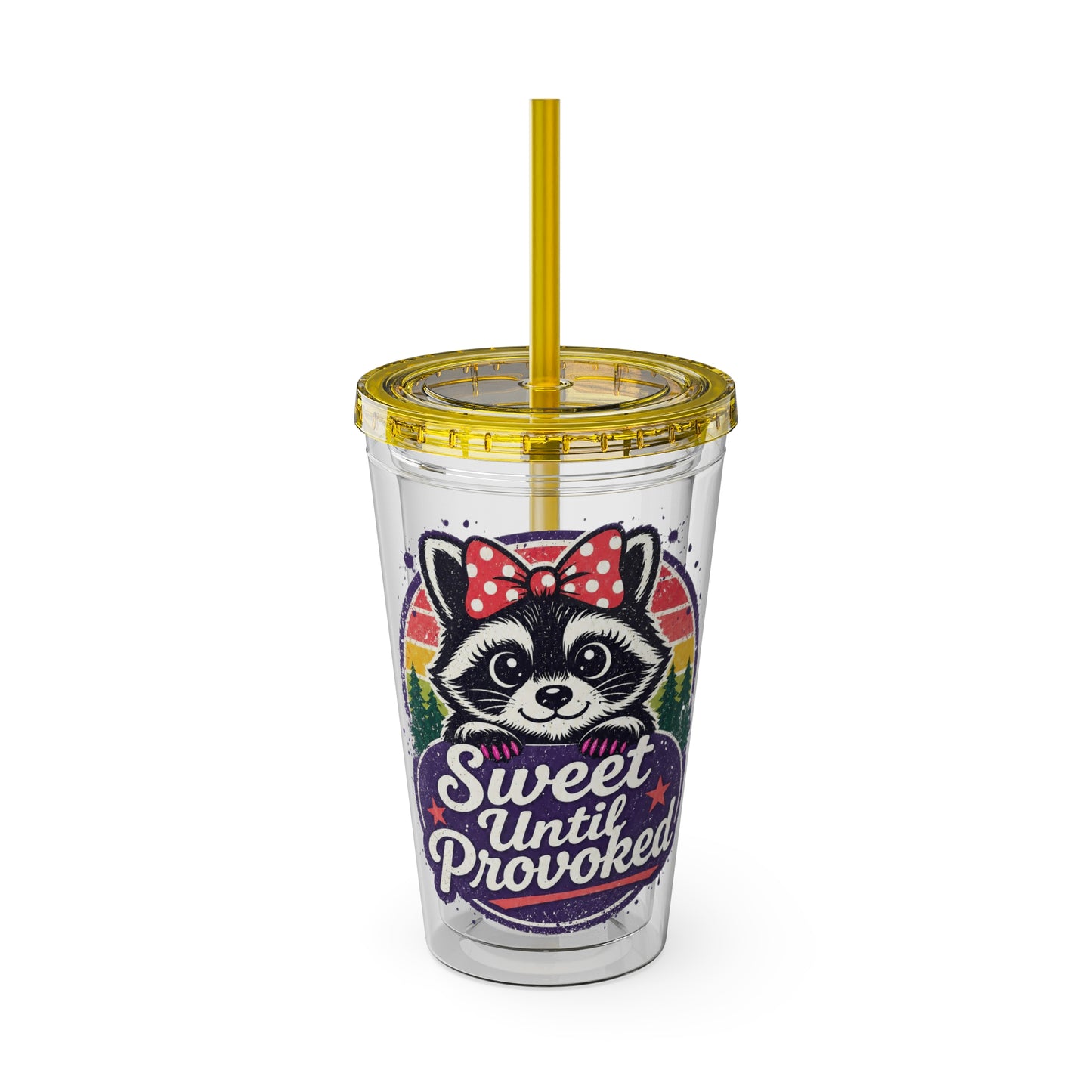 Sweet until provoked Clear Insulated Cup