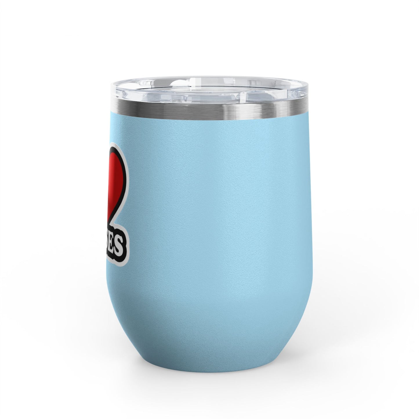 I love nurses faux sticker Tumbler