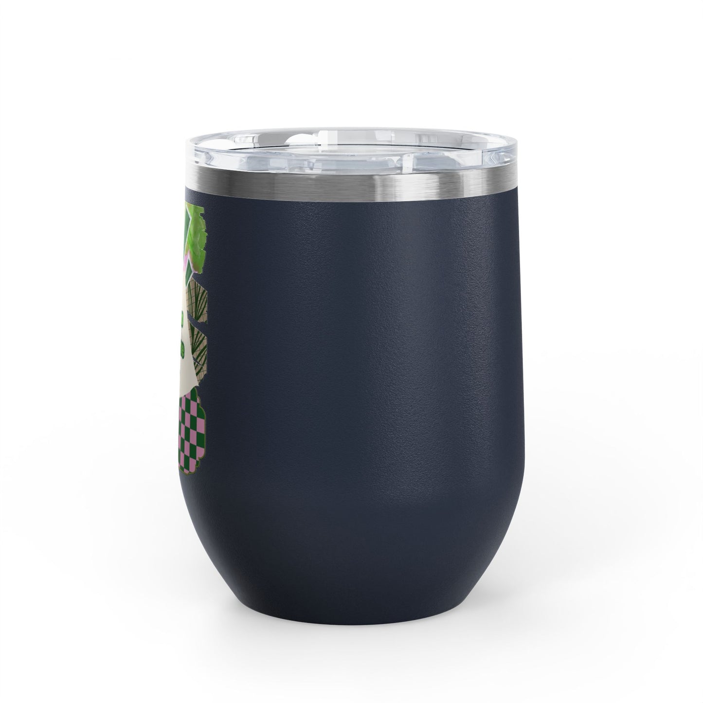 Matcha made me do it Wine Tumbler