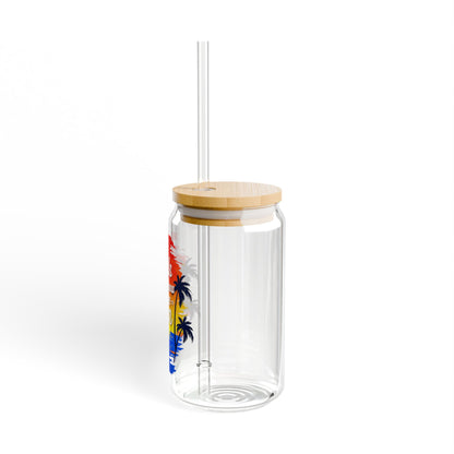 Girls just wanna have sun Sipper Glass