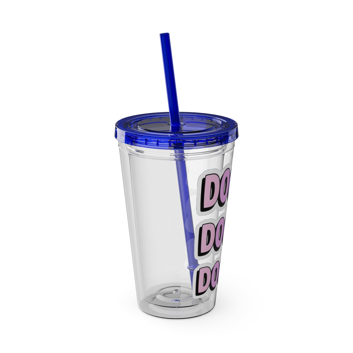 DOCTOR faux sticker Clear Insulated Cup