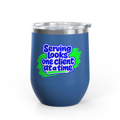 Serving looks one client at a time Tumbler