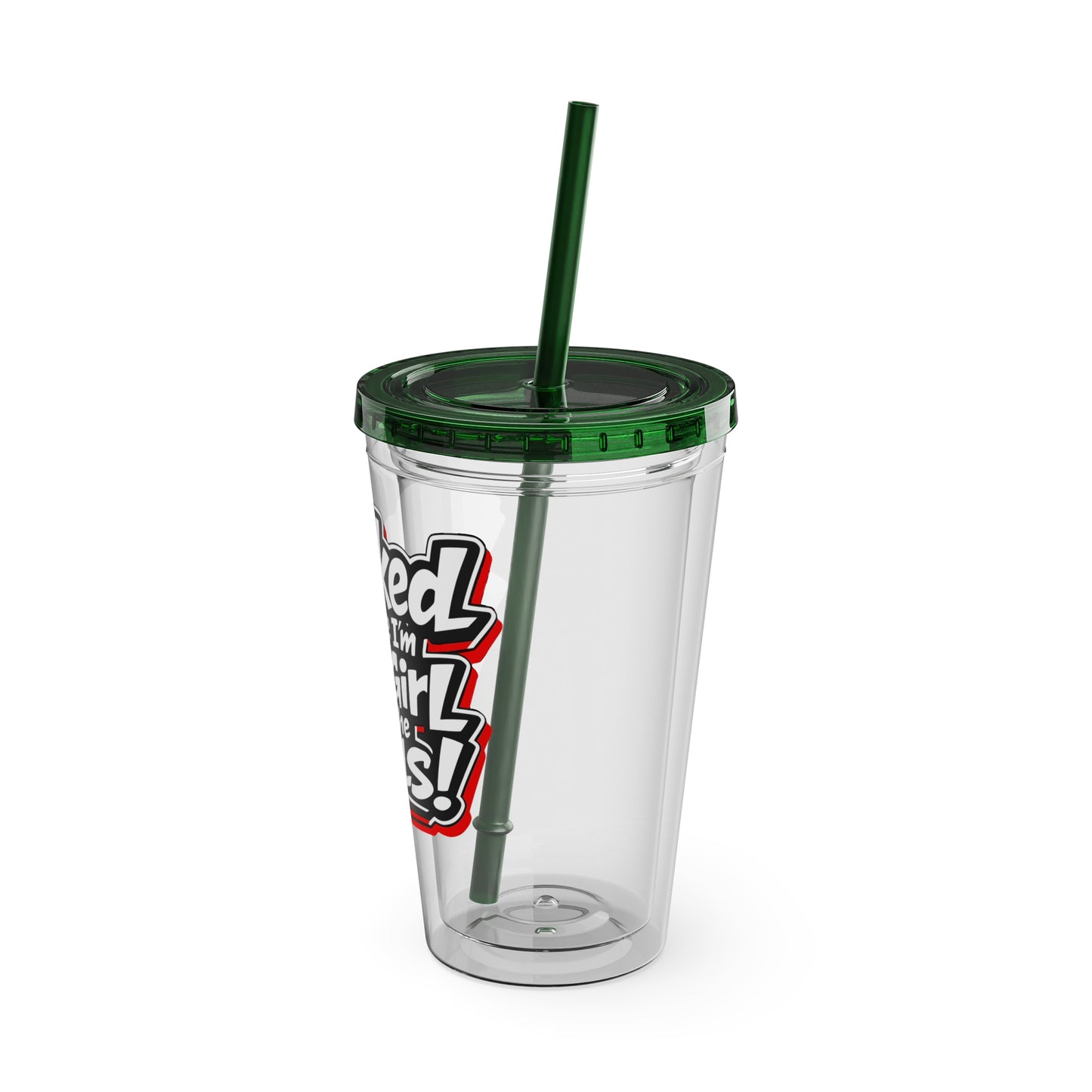 Booked because I'm that girl with the nails Clear Insulated Cup