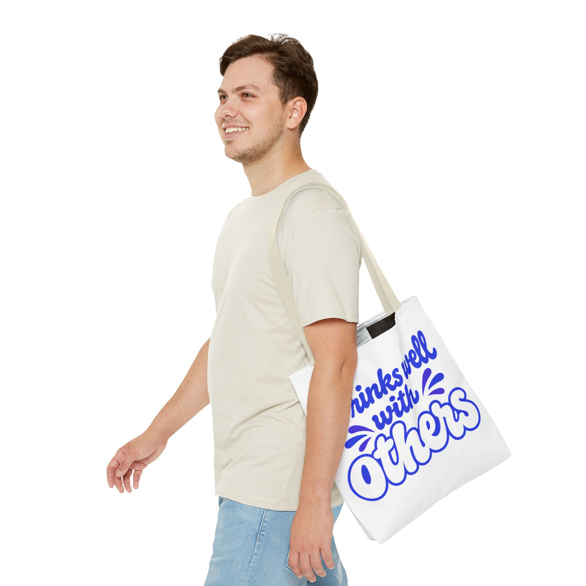 Drinks well with others Tote Bag