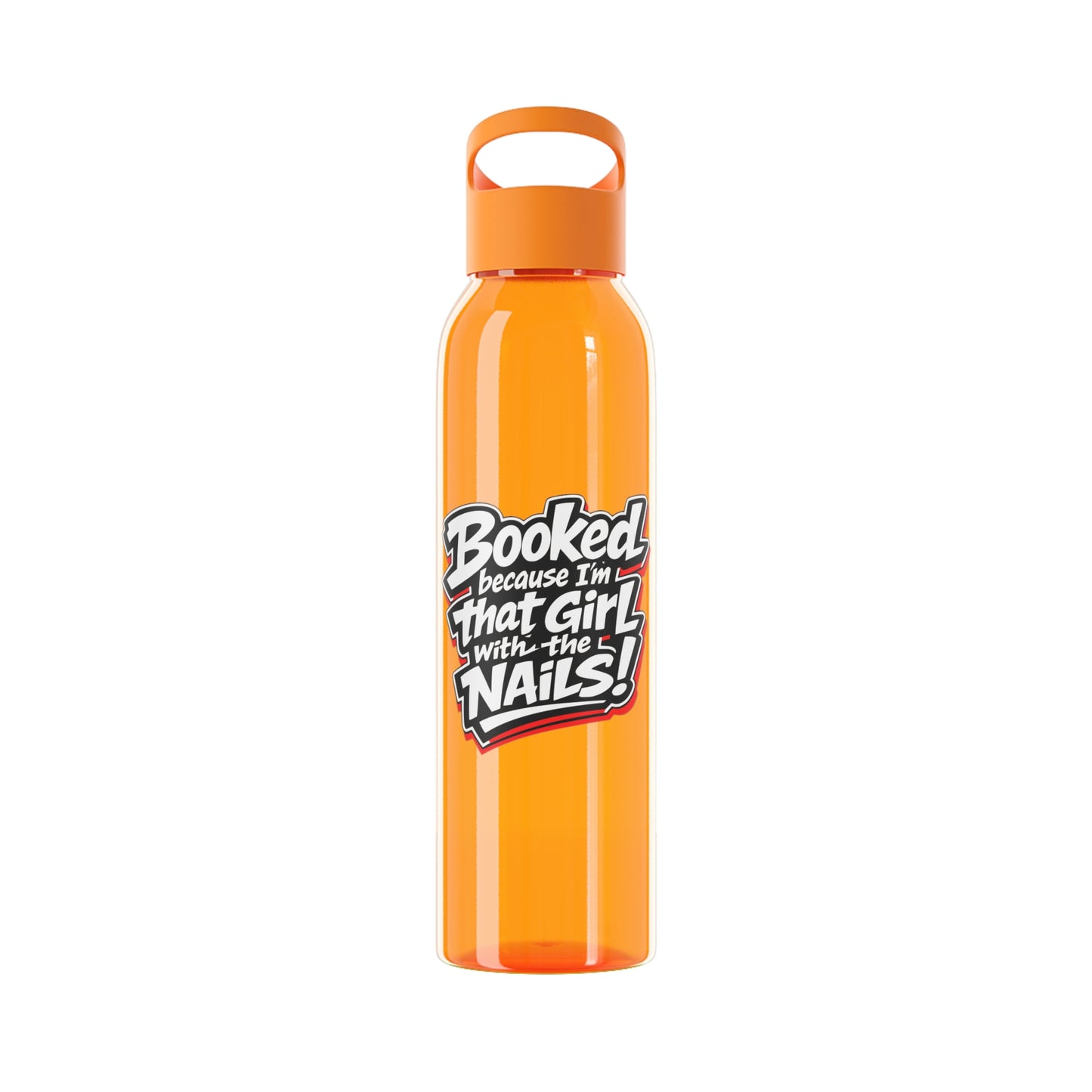 Booked because I'm that girl with the nails Water Bottle