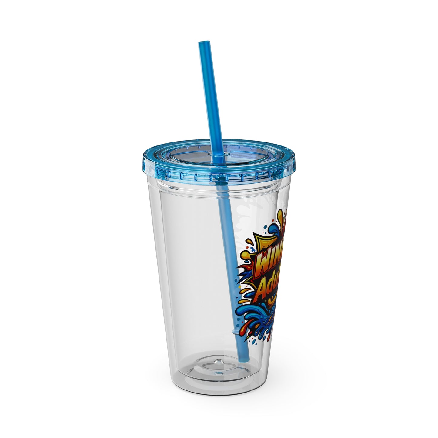 WINE NOW Adult later Clear Insulated Cup