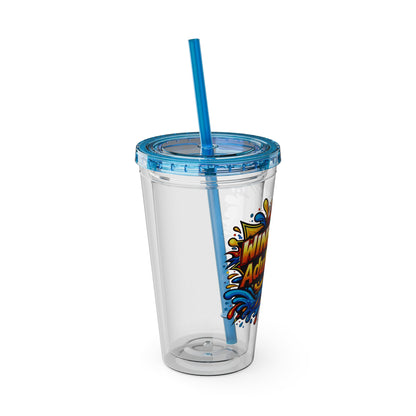 WINE NOW Adult later Clear Insulated Cup