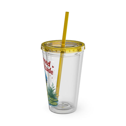 I've earned this attitude Clear Insulated Cup
