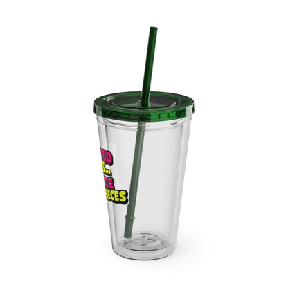 I don't do nails I create masterpieces Clear Insulated Cup