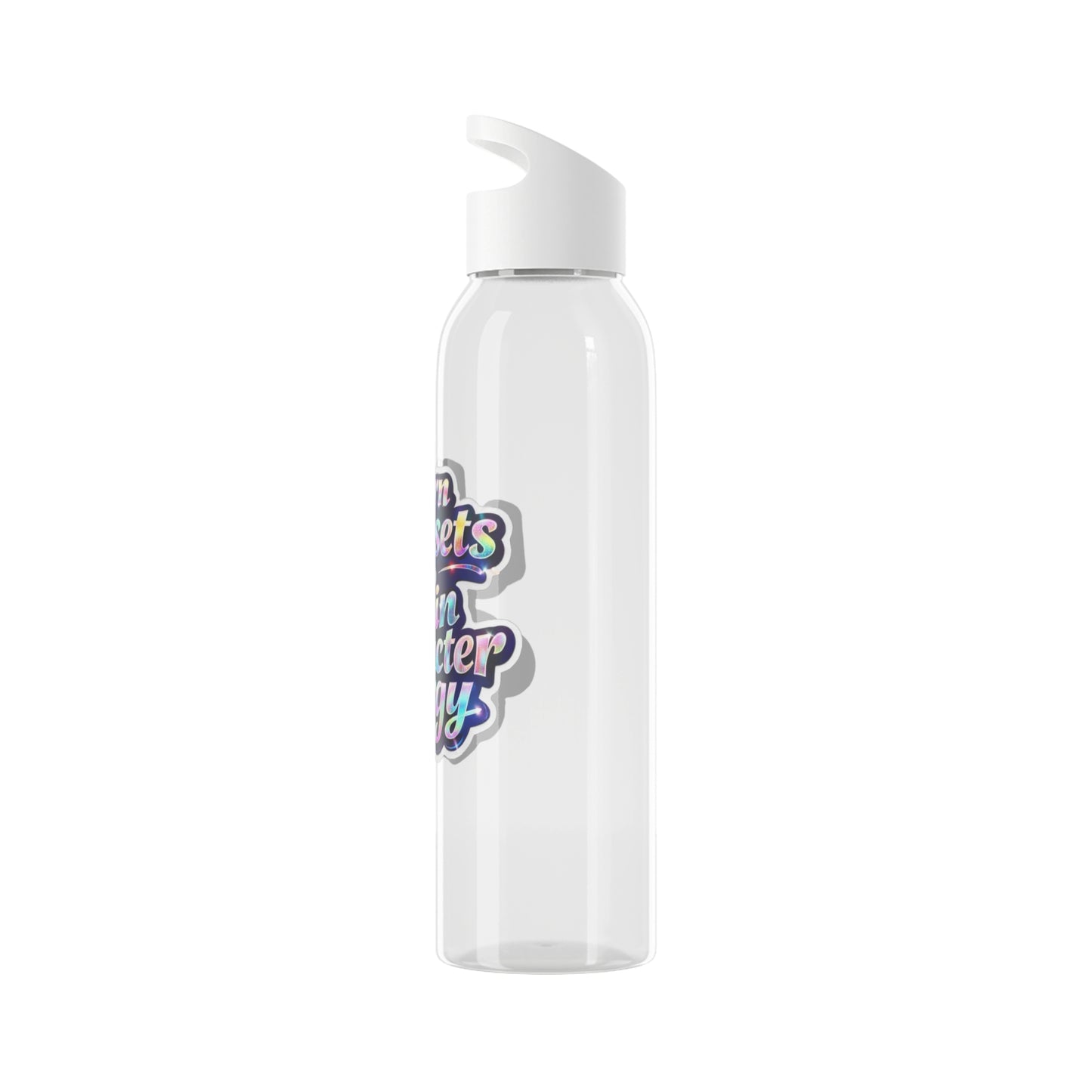 I turn basic sets into main character energy Water Bottle