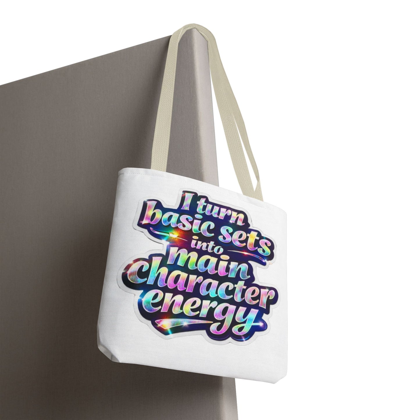 I turn basic sets into main character energy Tote Bag
