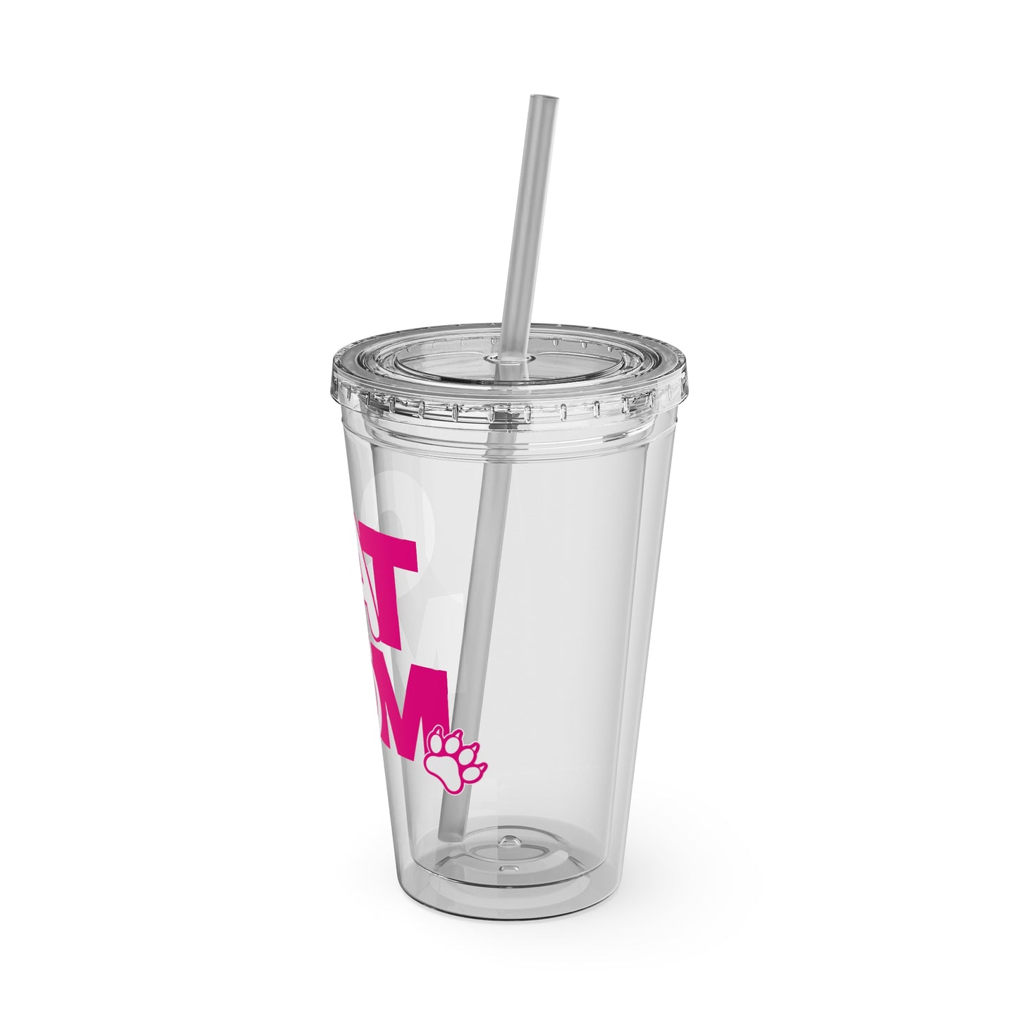 Cat mom pink Insulated Cup