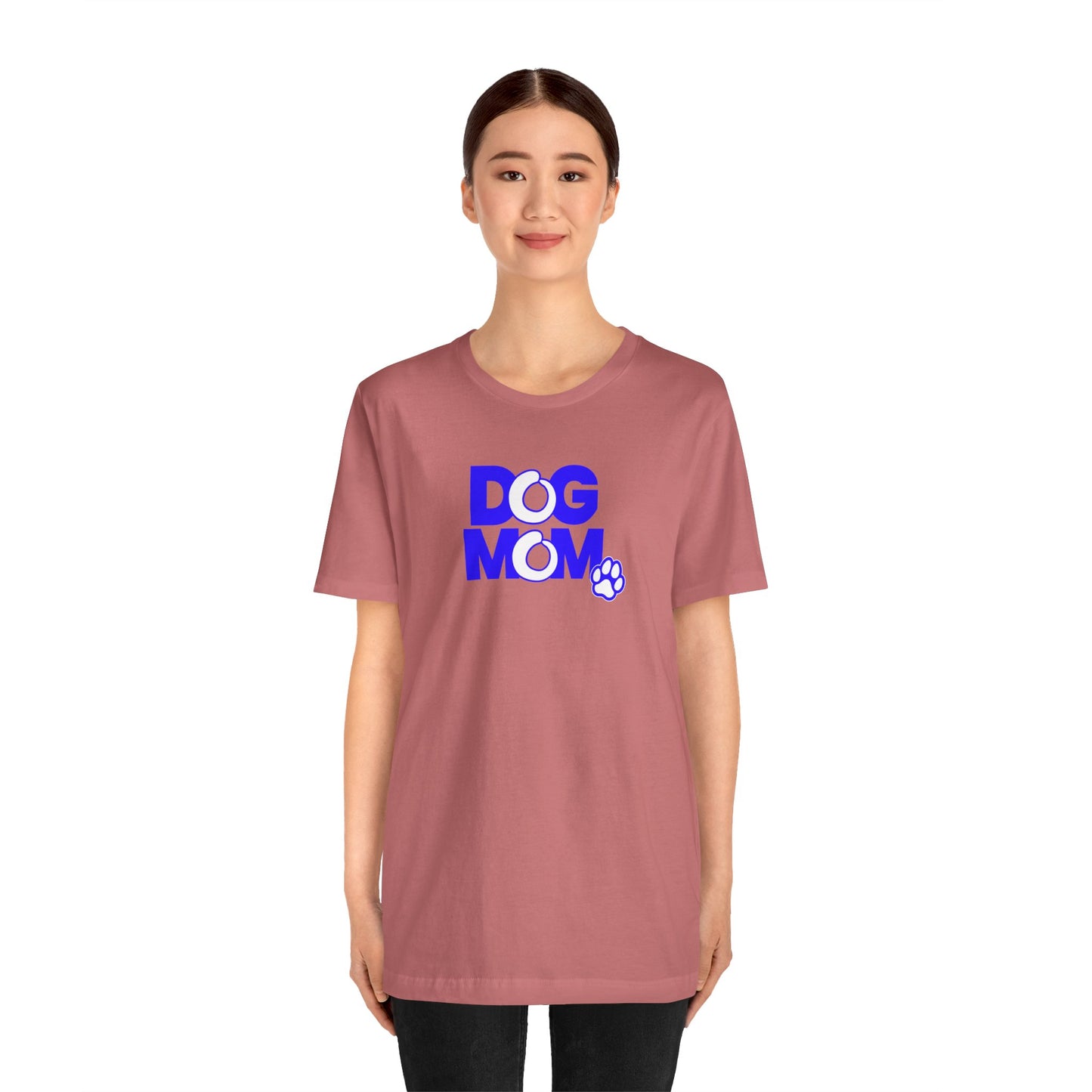 Dog mom blue T-shirt