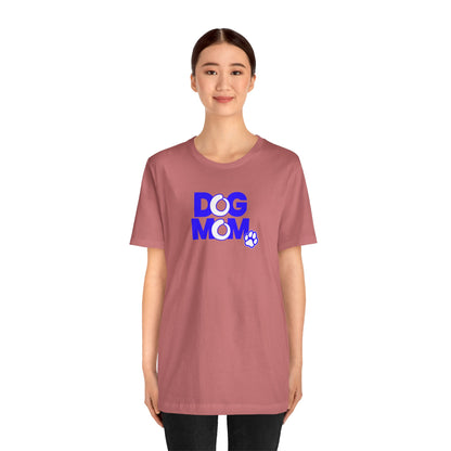 Dog mom blue T-shirt