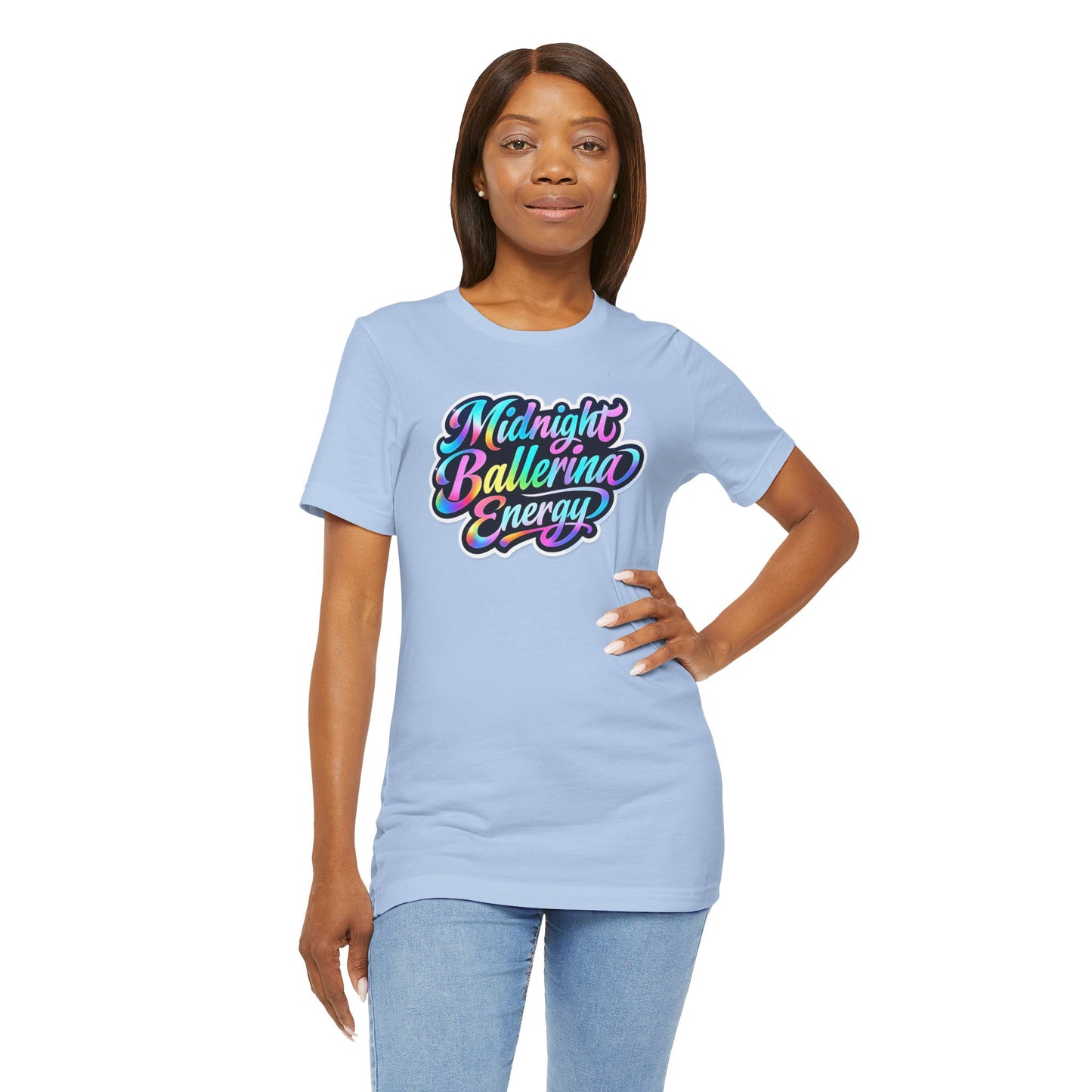 Midnight ballerina energy T-shirt