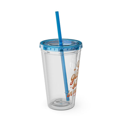 Your glow up starts in my chair Clear Insulated Cup