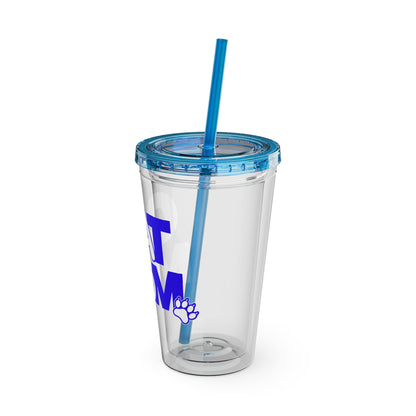 Cat mom blue Insulated Cup