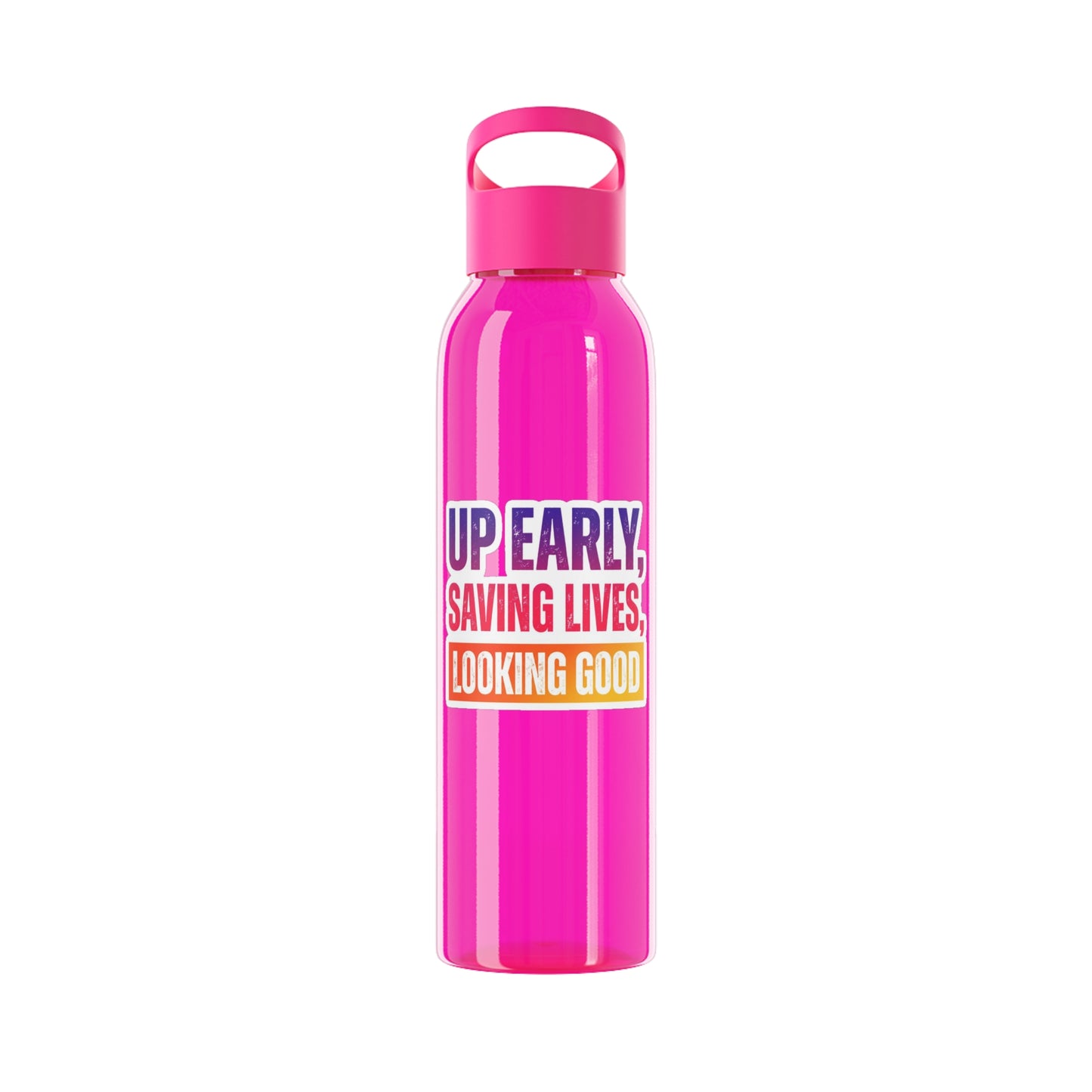 Up early, saving lives, looking good Water Bottle