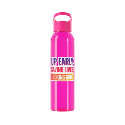 Up early, saving lives, looking good Water Bottle