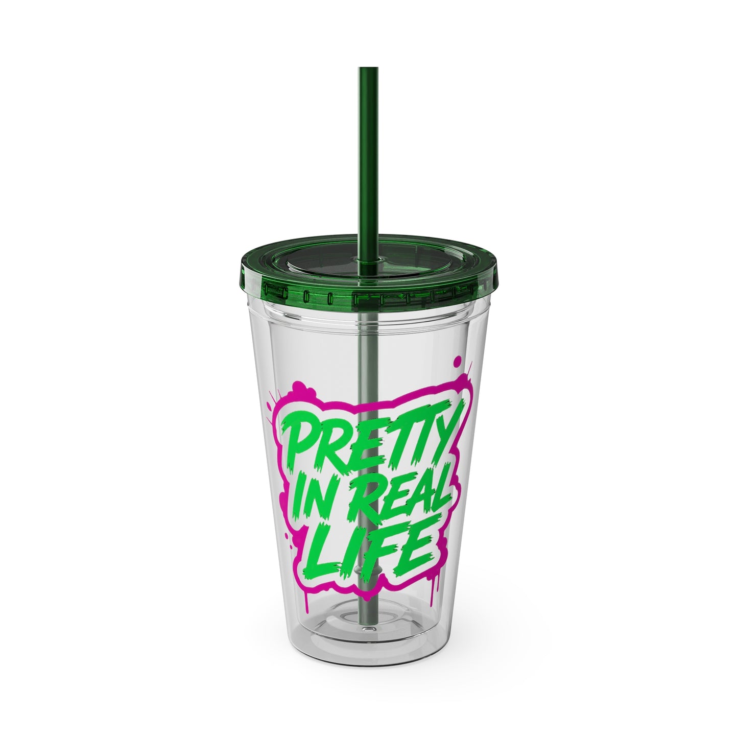 Pretty in real life Clear Insulated Cup