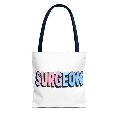 SURGEON faux sticker Tote Bag