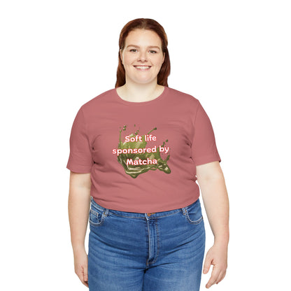 Soft life sponsored by Matcha T-shirt