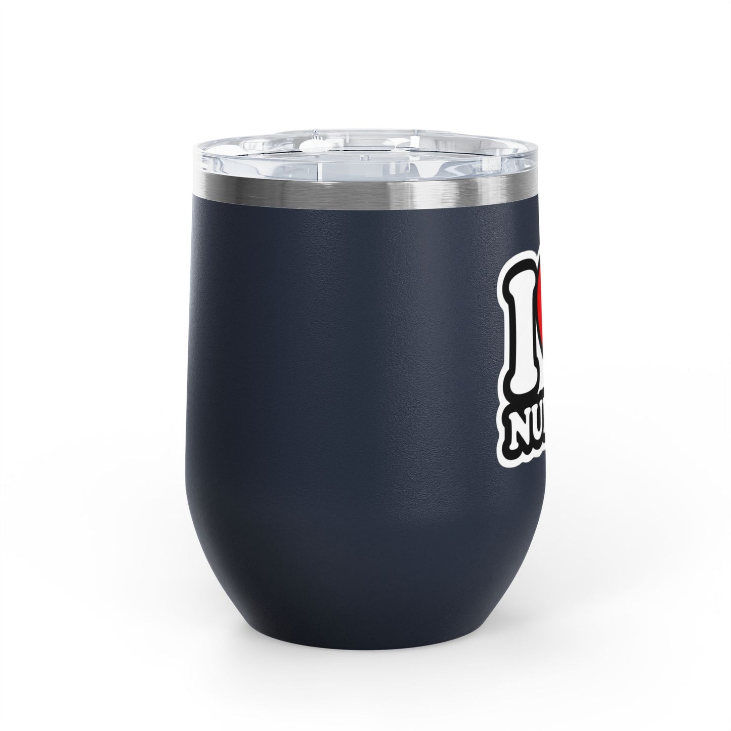 I love nurses faux sticker Tumbler