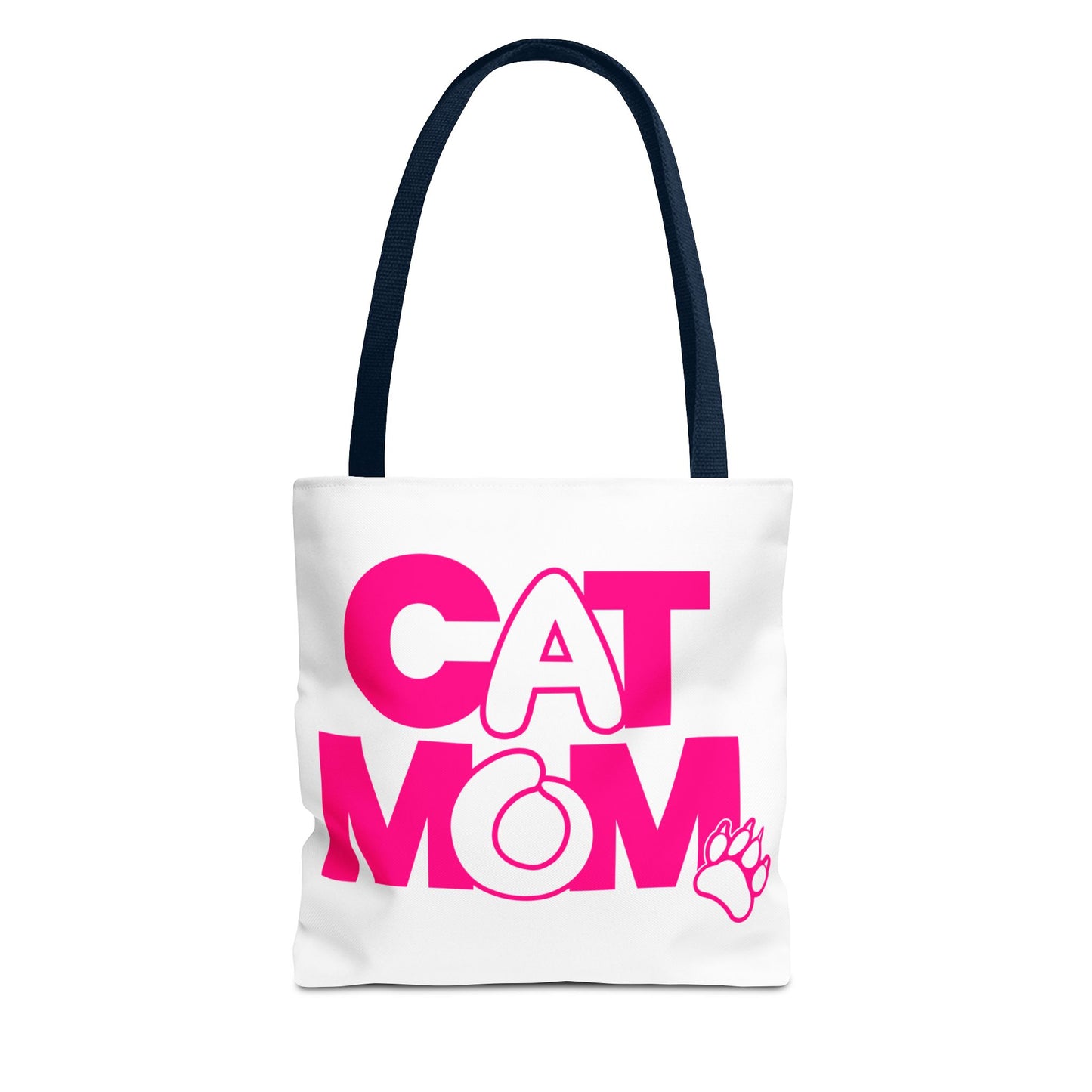Cat mom pink Tote Bag