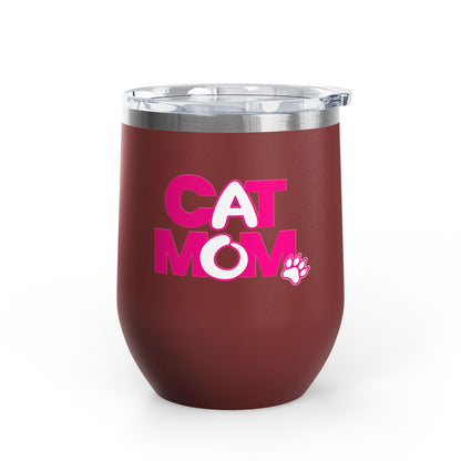 Cat mom pink Tumbler