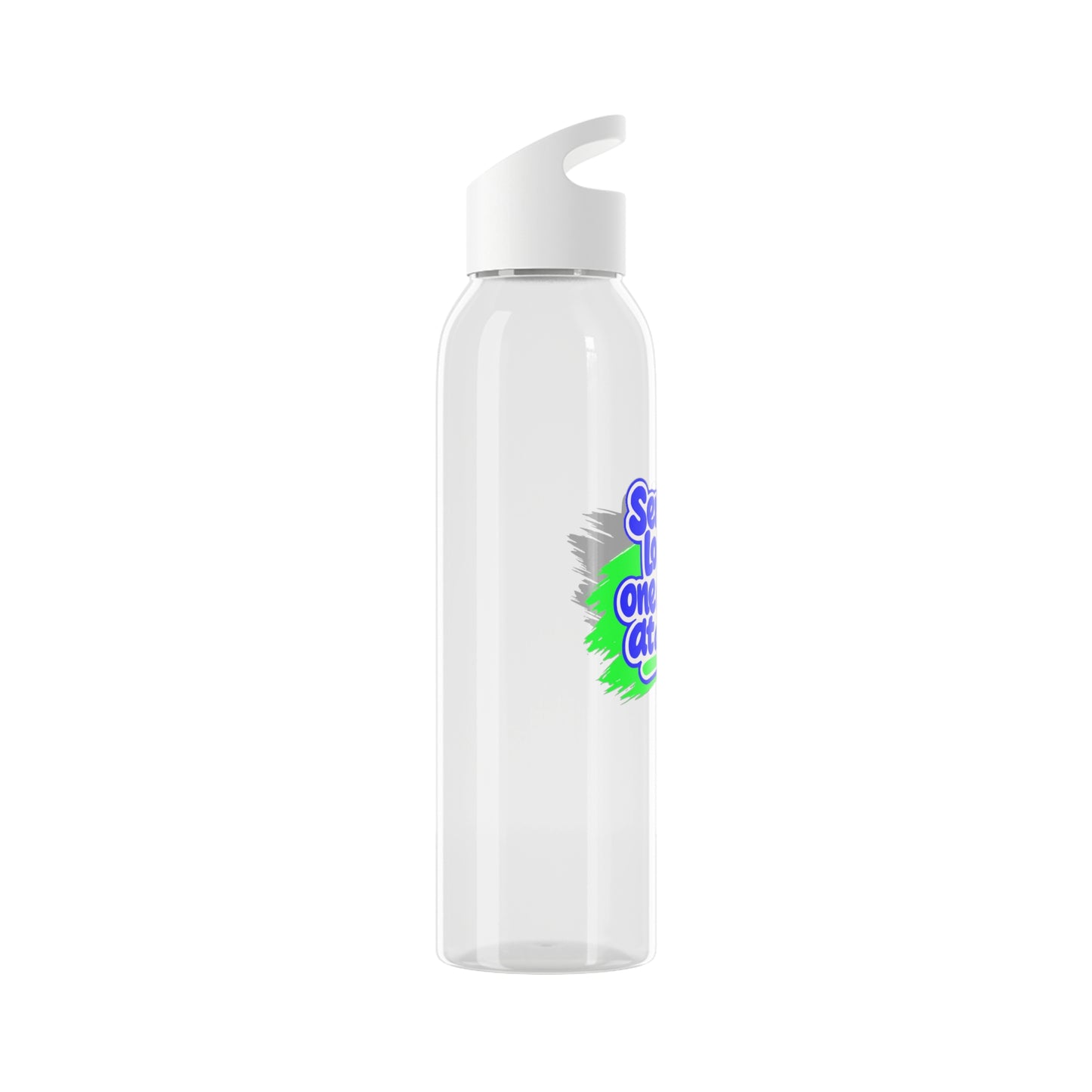 Serving looks one client at a time Water Bottle