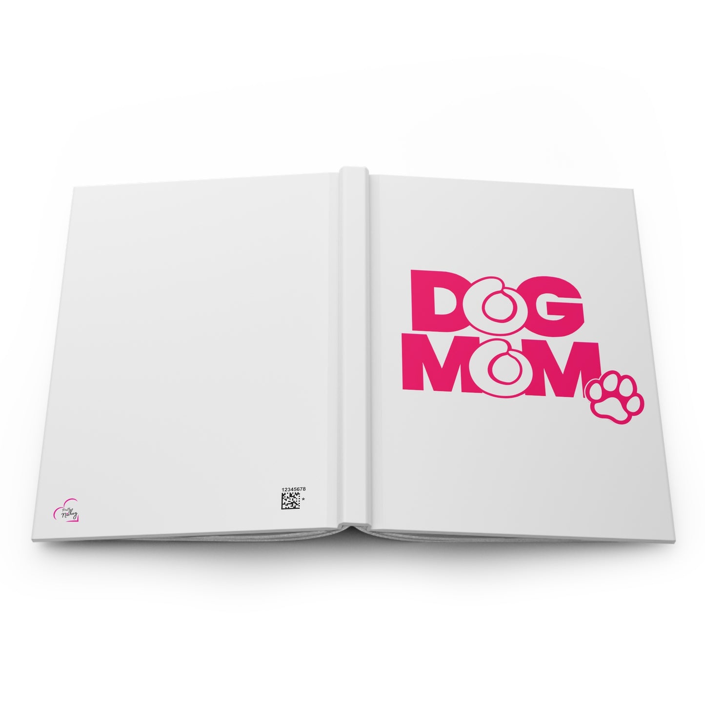 Dog mom pink Hardcover Journal