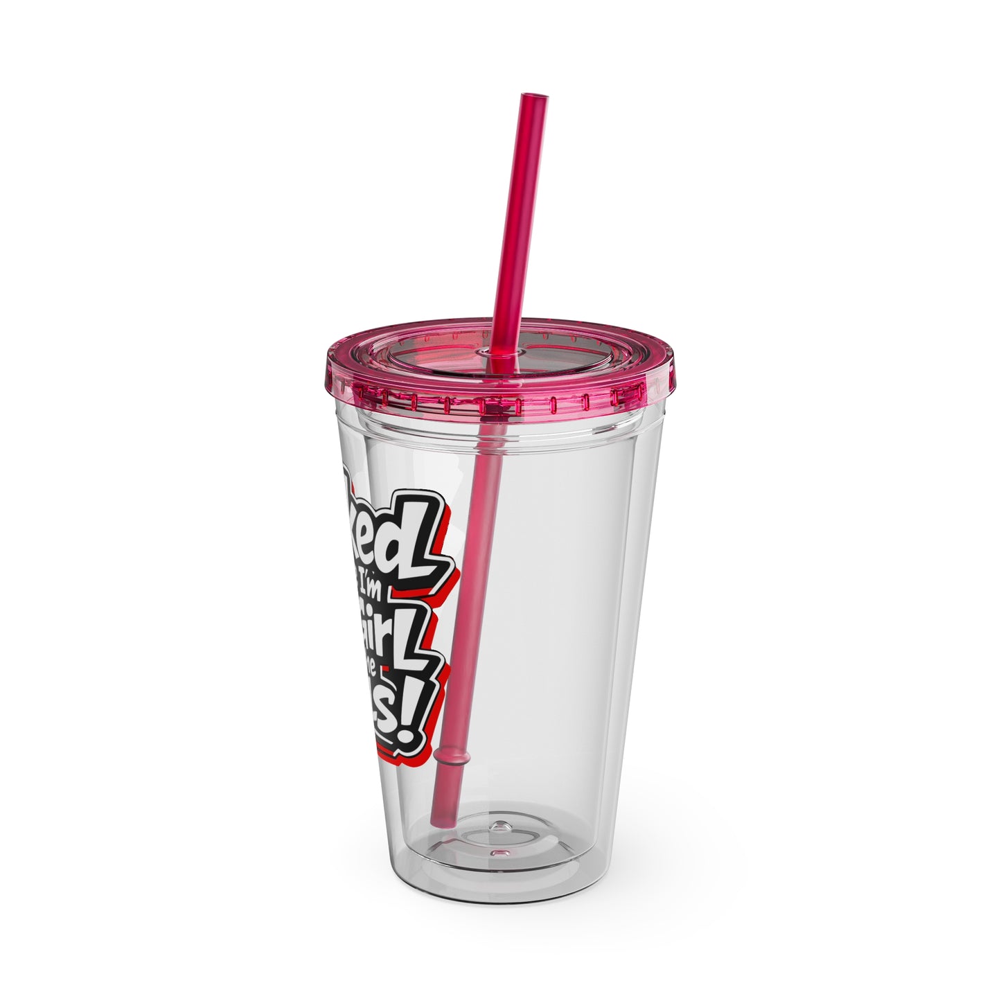 Booked because I'm that girl with the nails Clear Insulated Cup