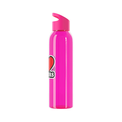 I love doctors faux sticker Water Bottle