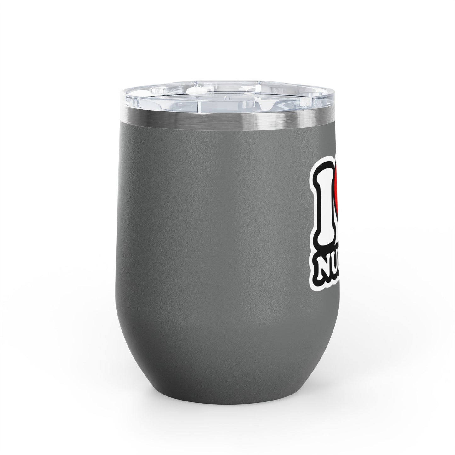 I love nurses faux sticker Tumbler