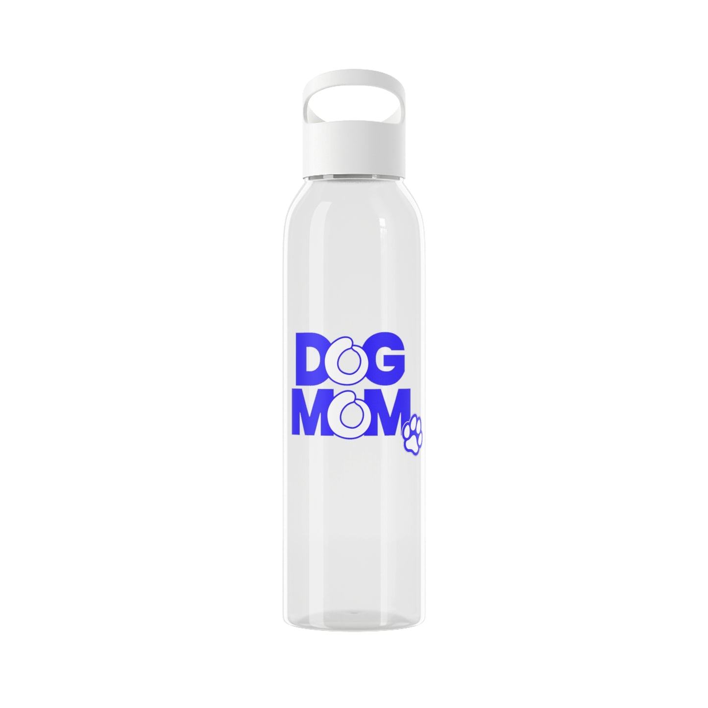 Dog mom blue Water Bottle