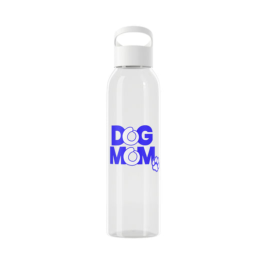 Dog mom blue Water Bottle
