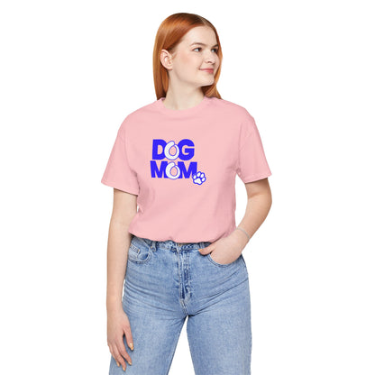 Dog mom blue T-shirt