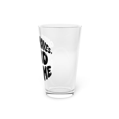 Quiet moves. Loud income Beer Glass